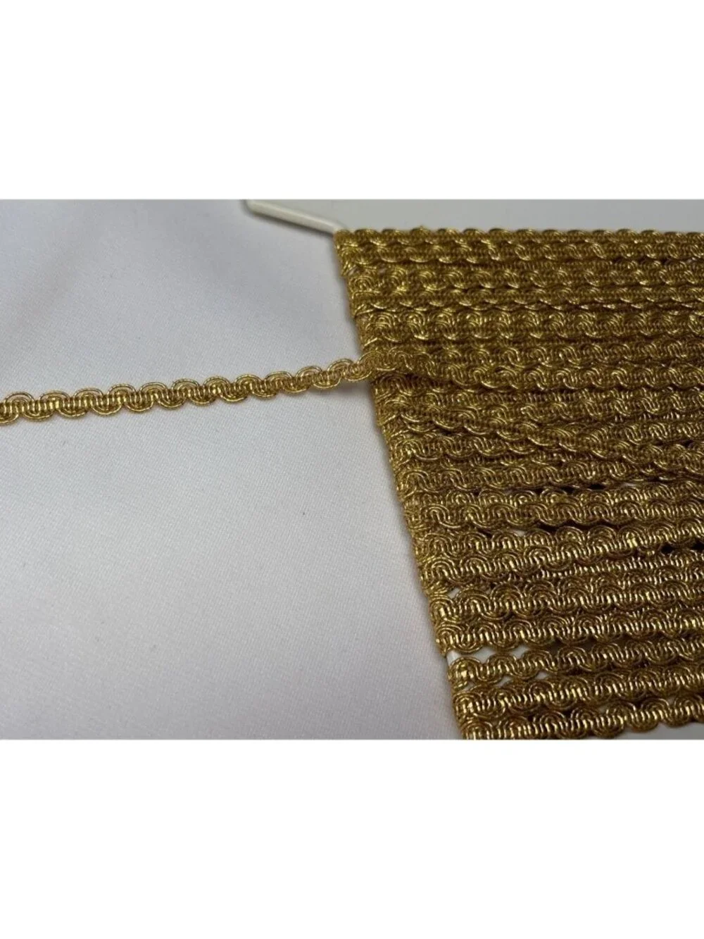 Embassy Trimmings Metallic Gold Braid Trim 1 yard Art 18-5024 Vintage Craft Supp